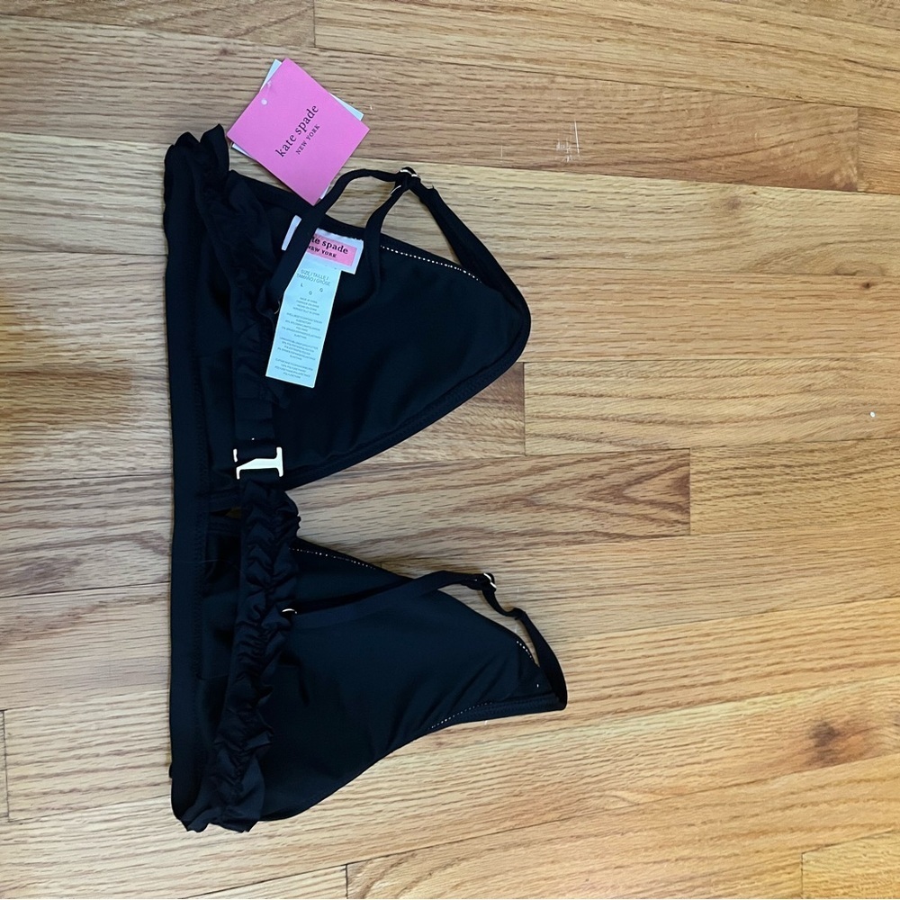 NWT Kate Spade Mini Ruffle French Bikini Top - Picture 4 of 5